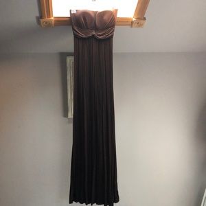 Brown maxi dress